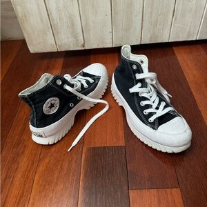 Converse Black and White High-Top Sneakers
